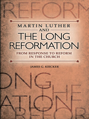 cover image of Martin Luther and the Long Reformation